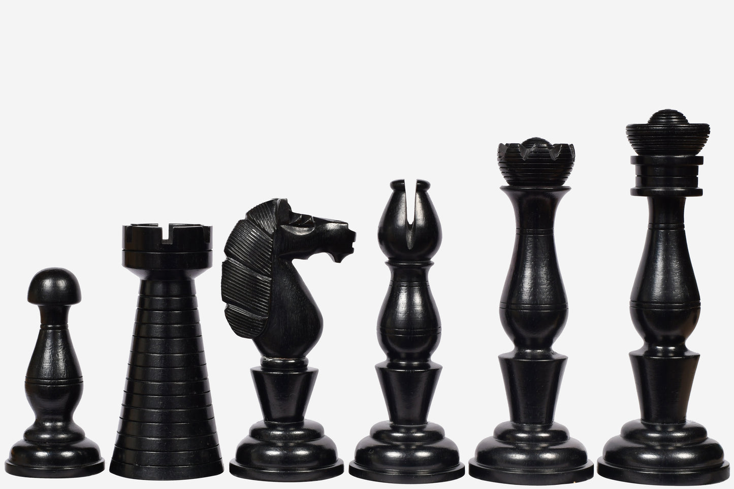 The Grand Divan Chess Pieces from the Famous Simpson's-in-the-Strand in Ebony & Boxwood - 4.2" King
