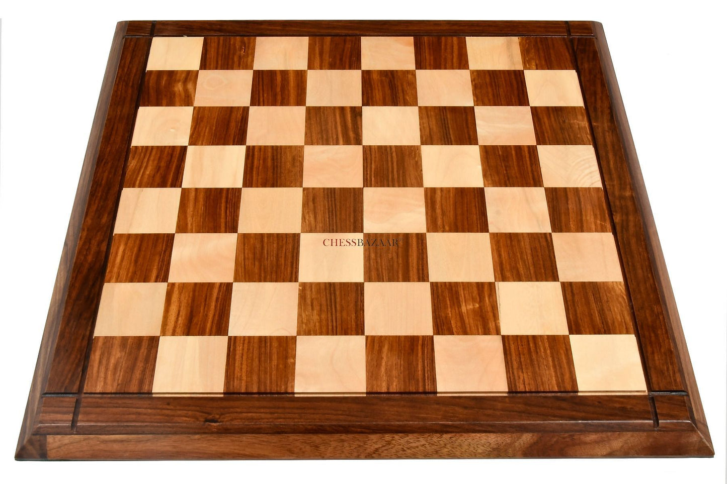 Deluxe Sheesham Solid Wood Maple Wooden Chess Board 21" - 55 mm