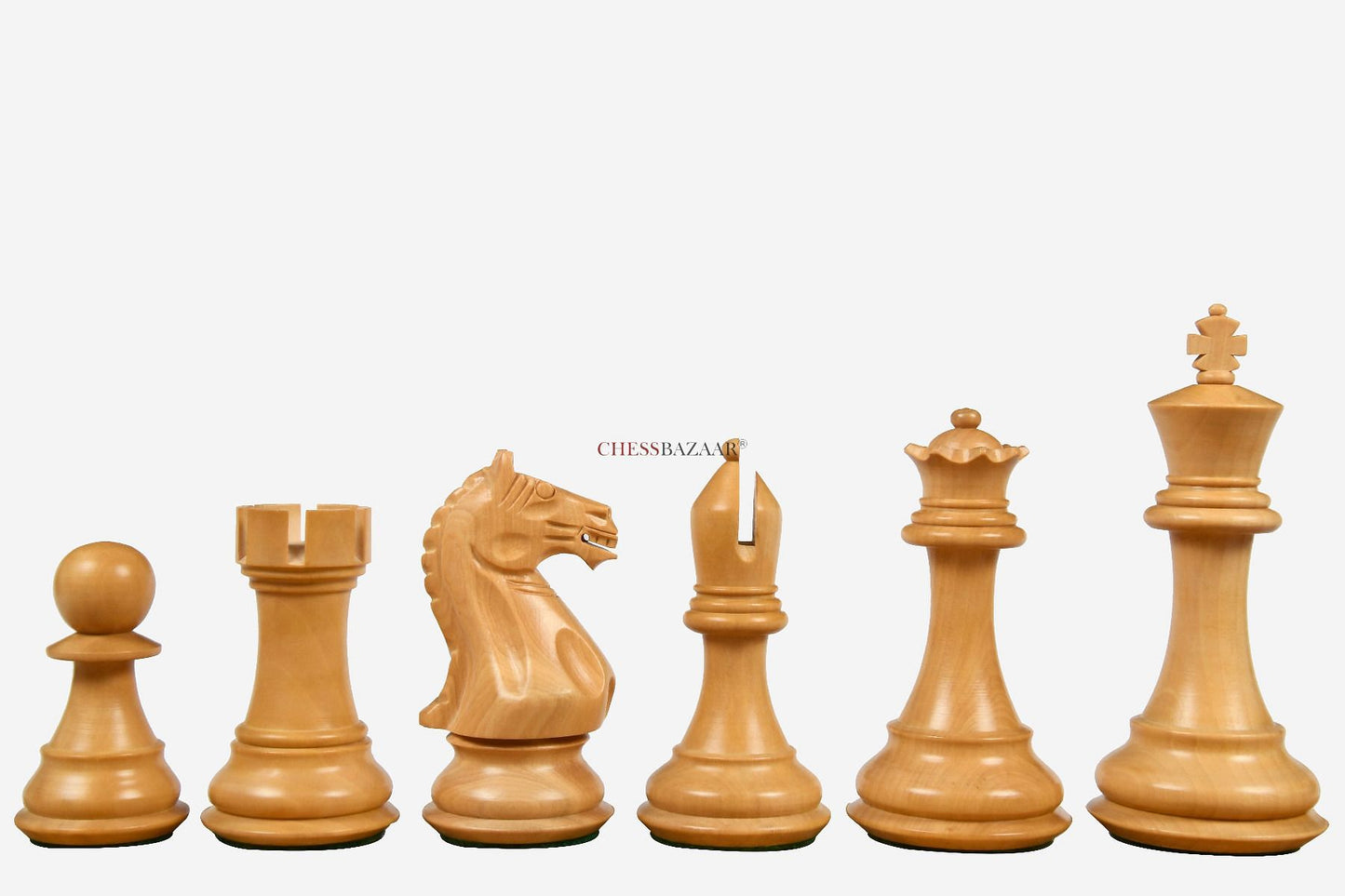 The Fierce Knight Staunton Wooden Chess Pieces in Sheesham & Box Wood - 4.0" King