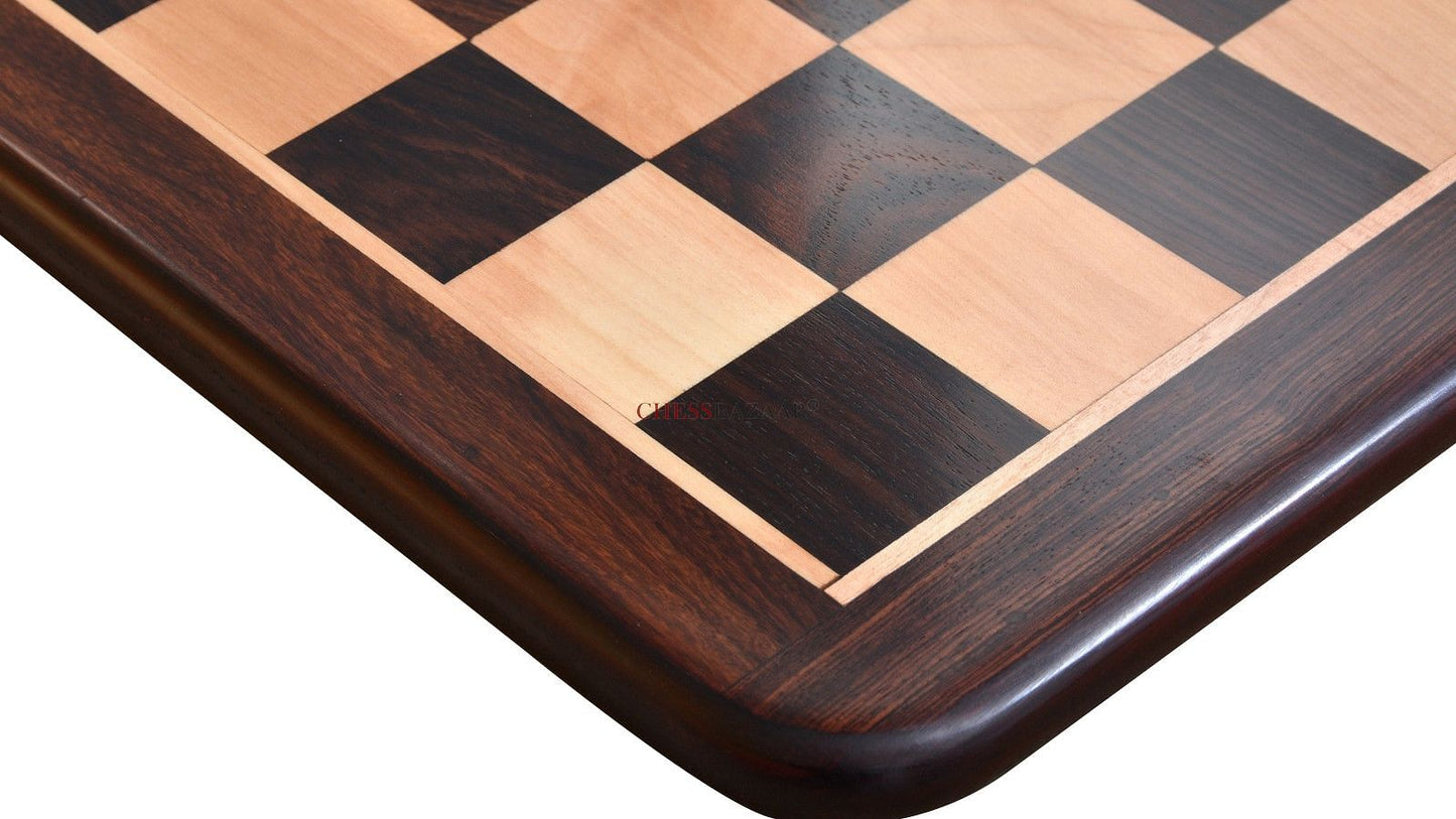 Wooden Chess Board Dark Brown Indian Rosewood 21" - 55 mm