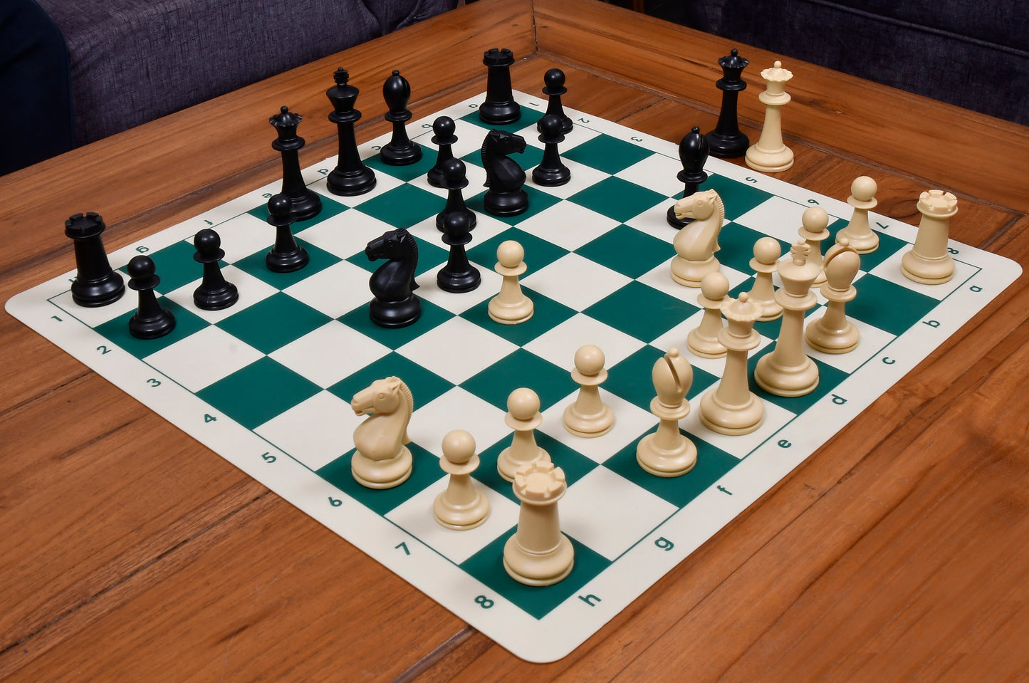 The Player Series Tournament Plastic Chess Pieces - 3.8" King