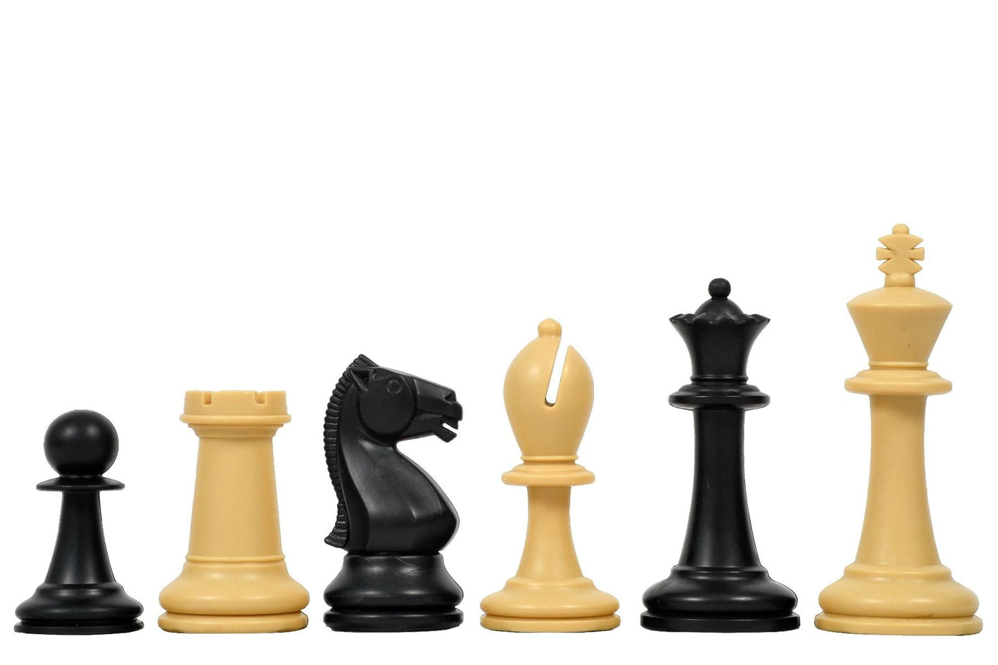 The Player Series Tournament Plastic Chess Pieces - 3.8" King