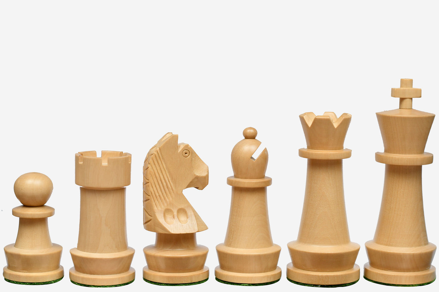 The Championship Series Staunton Chess Pieces in Sheesham Wood & Boxwood - 3.75" King