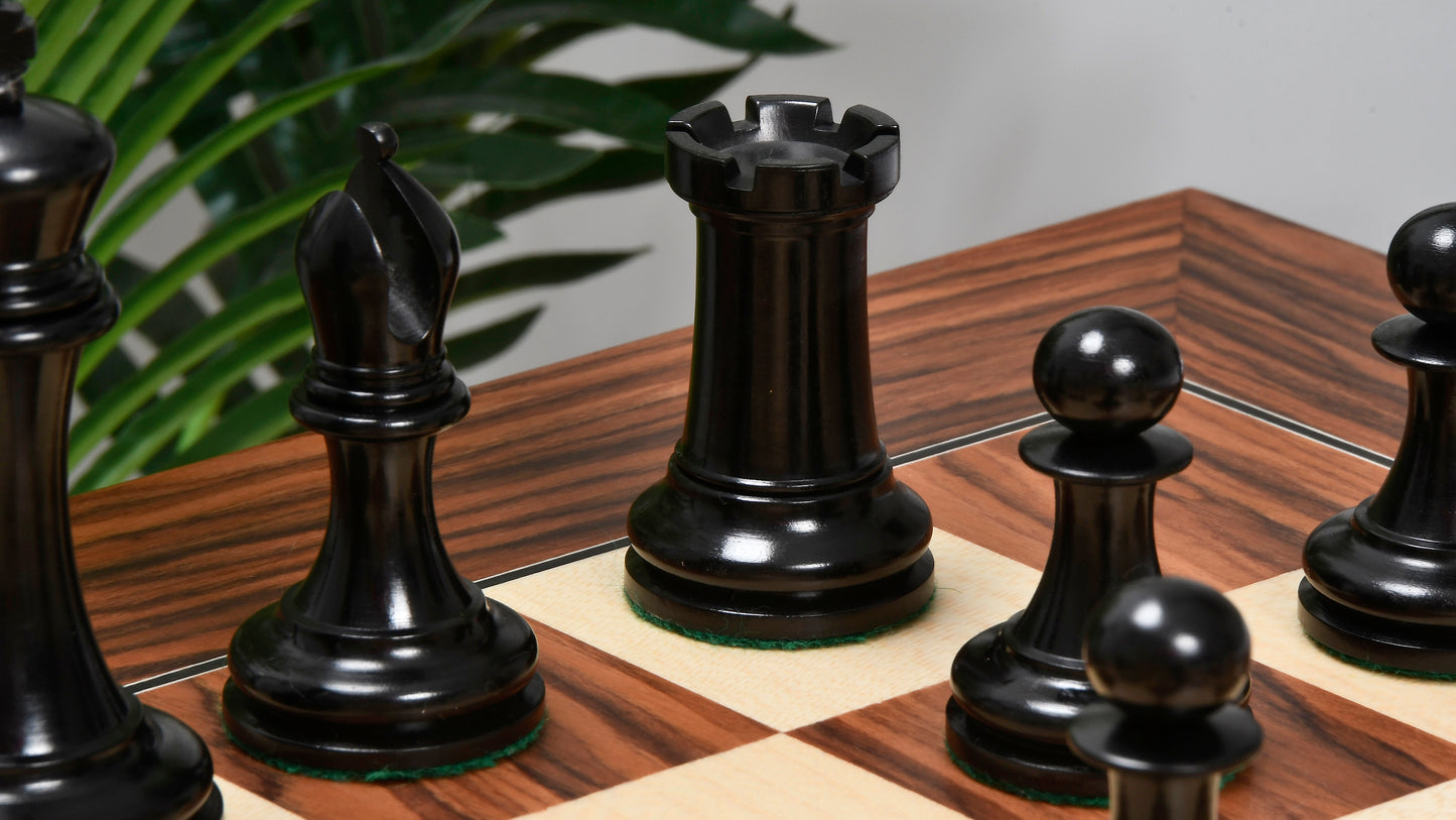 Imperial Collector Series Chess Pieces V2.0 in Ebony / Boxwood - 3.75" King with Board