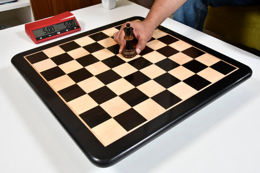 Wooden Chess Board Ebony Wood 19" - 50 mm