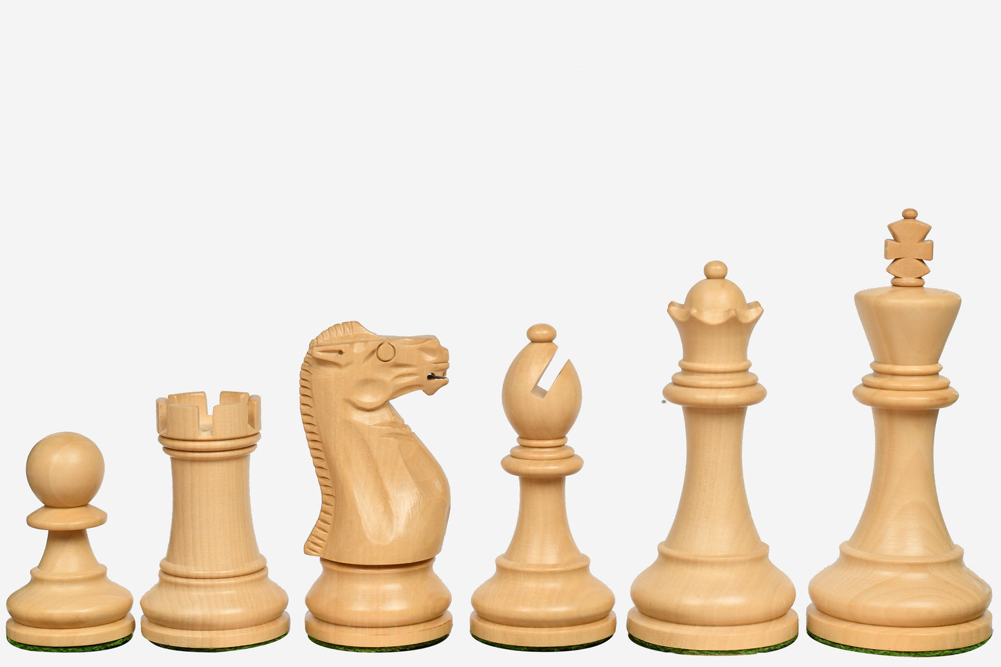 The CB Grandmaster Staunton Series Chess Pieces - 3.75" King in Ebonized Boxwood & Natural Boxwood