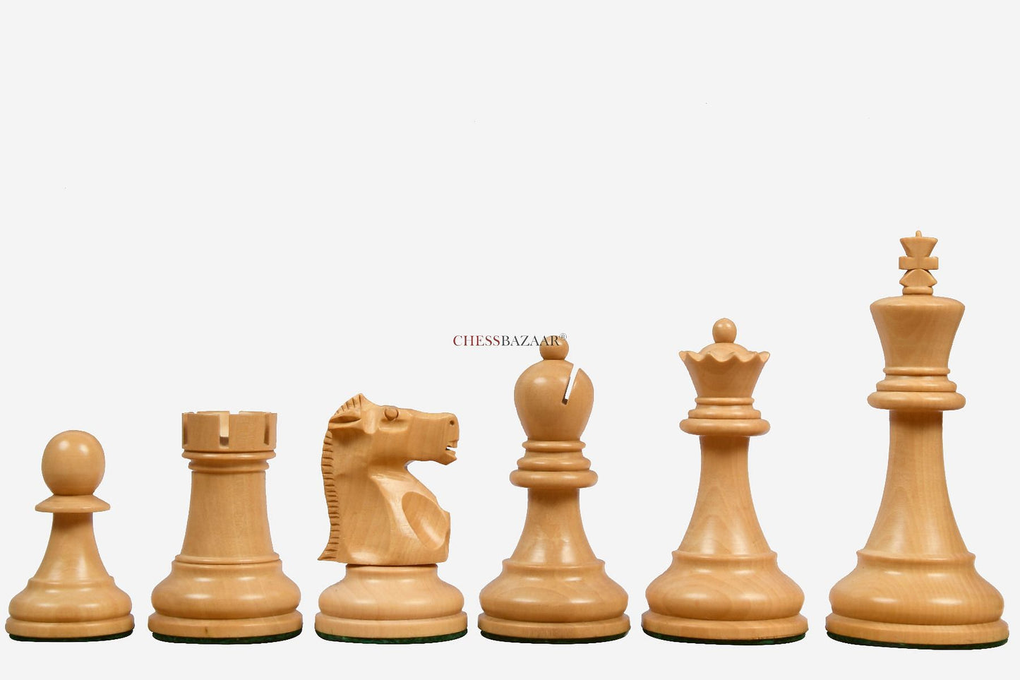 1972 Reproduced Fischer-Spassky Staunton Pattern Chess Pieces V2.0 in Sheesham Wood & Boxwood - 3.75" King