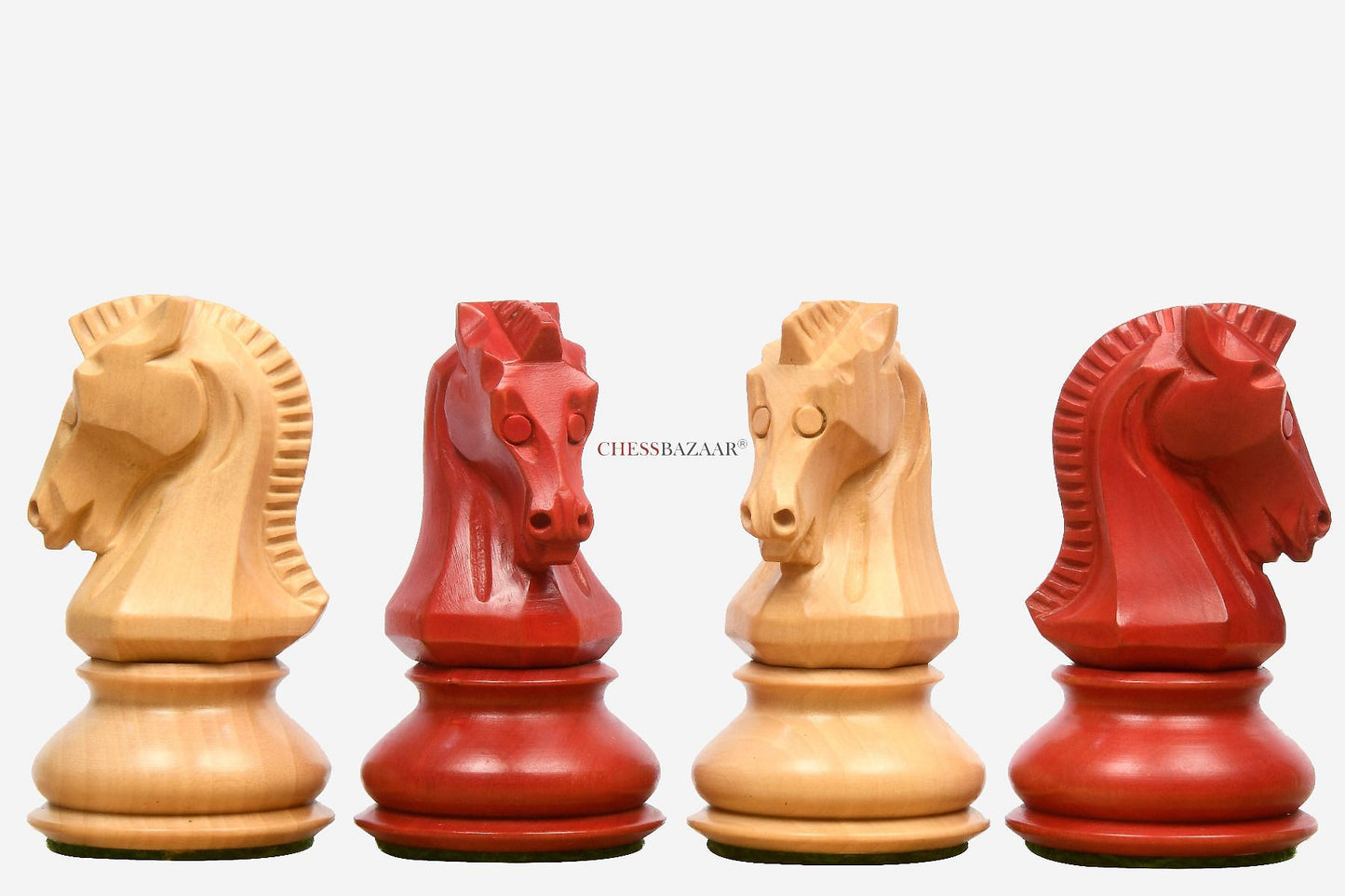 Collection of Dubrovnik knight in Stained Crimson Boxwood and Box Wood
