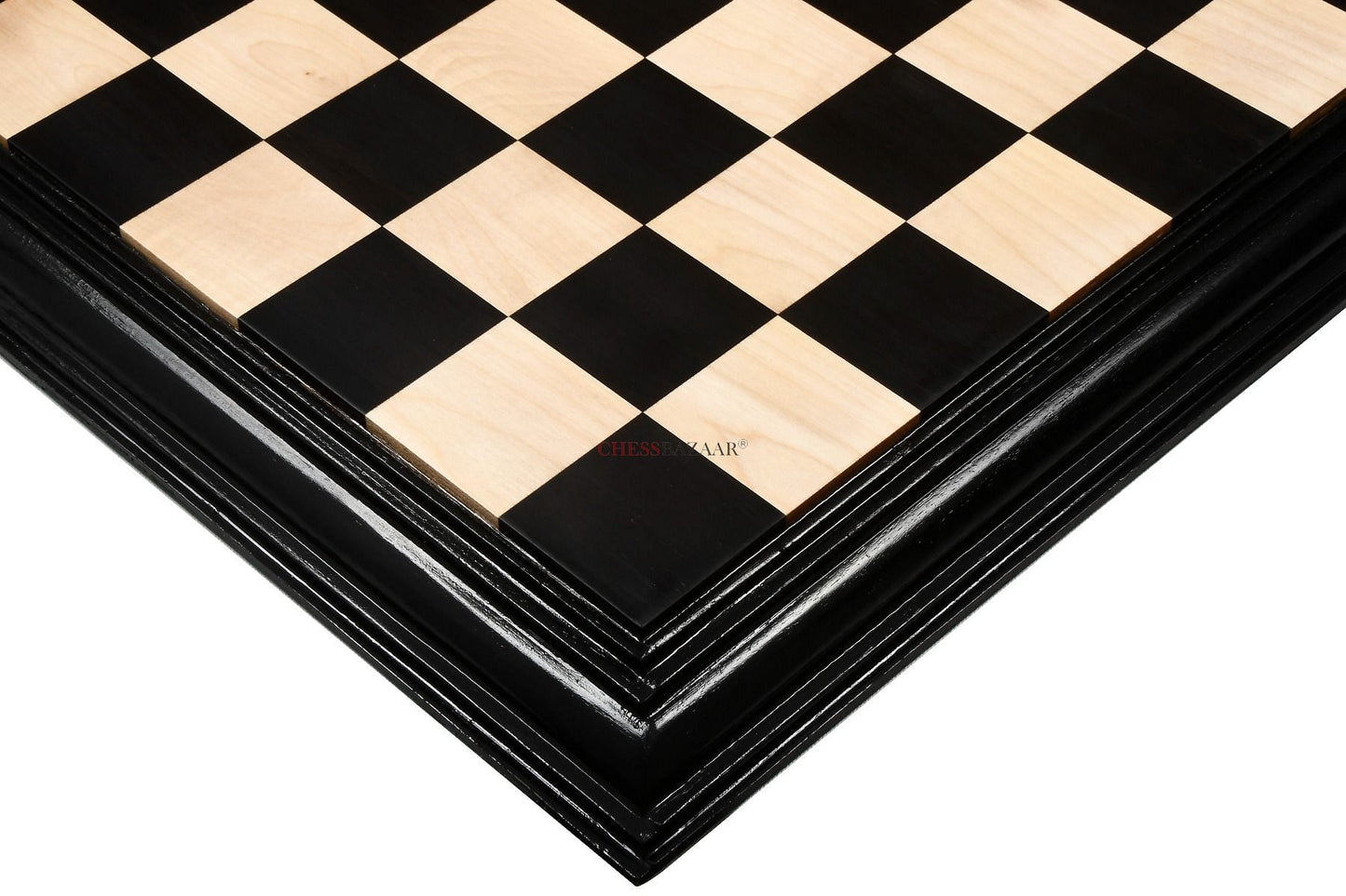 Luxury Chess Board Ebony Box Wood - 21" 55 mm square