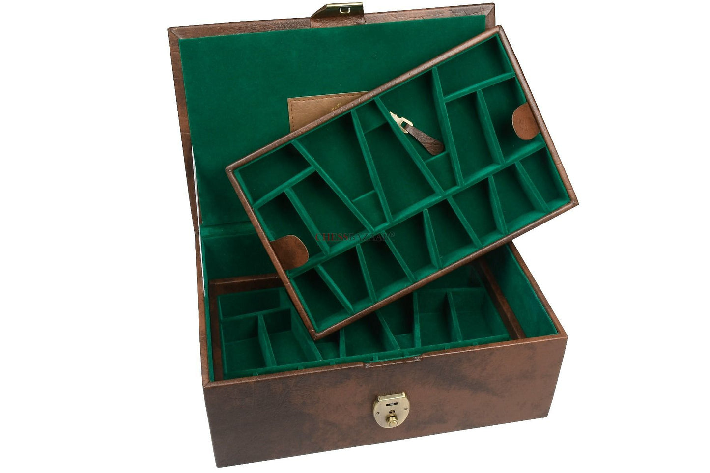 Leatherette Chess Set Storage Box