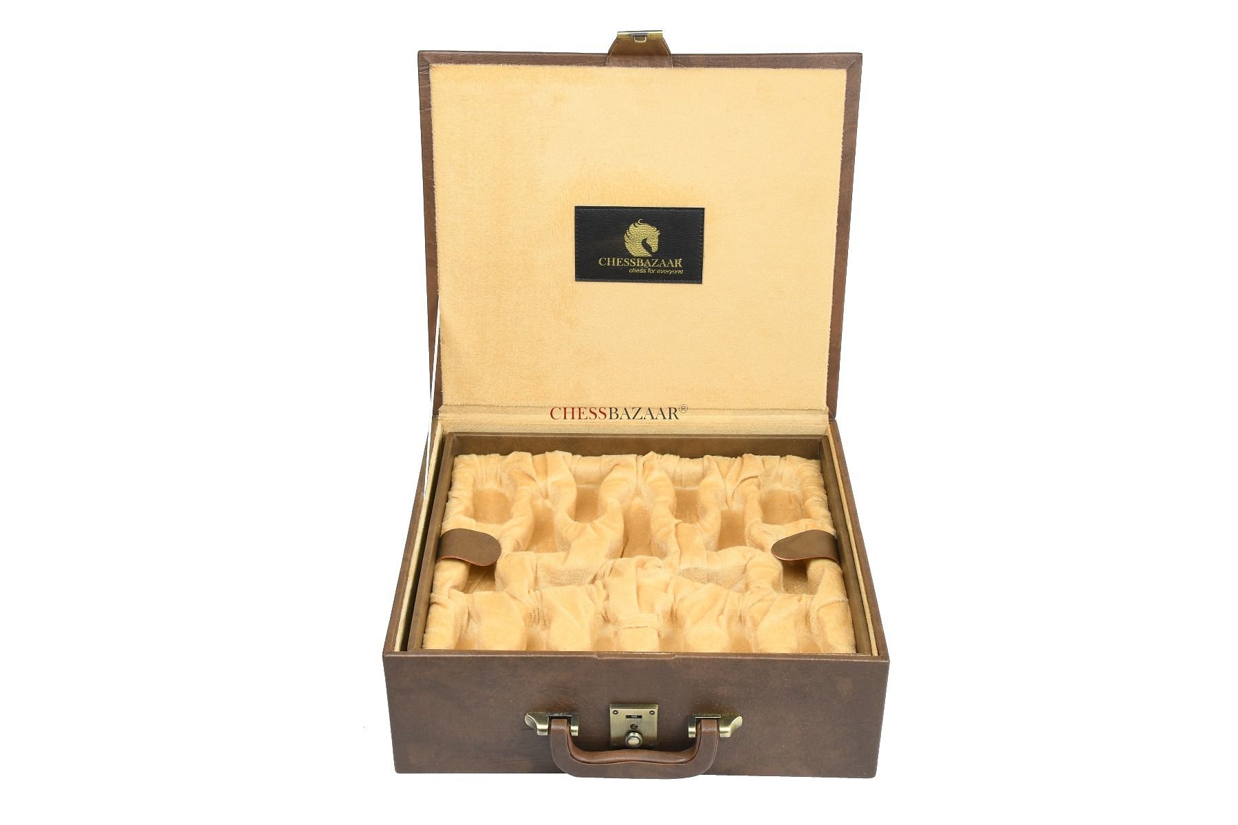 Double Tray Fixed Slots chess storage box