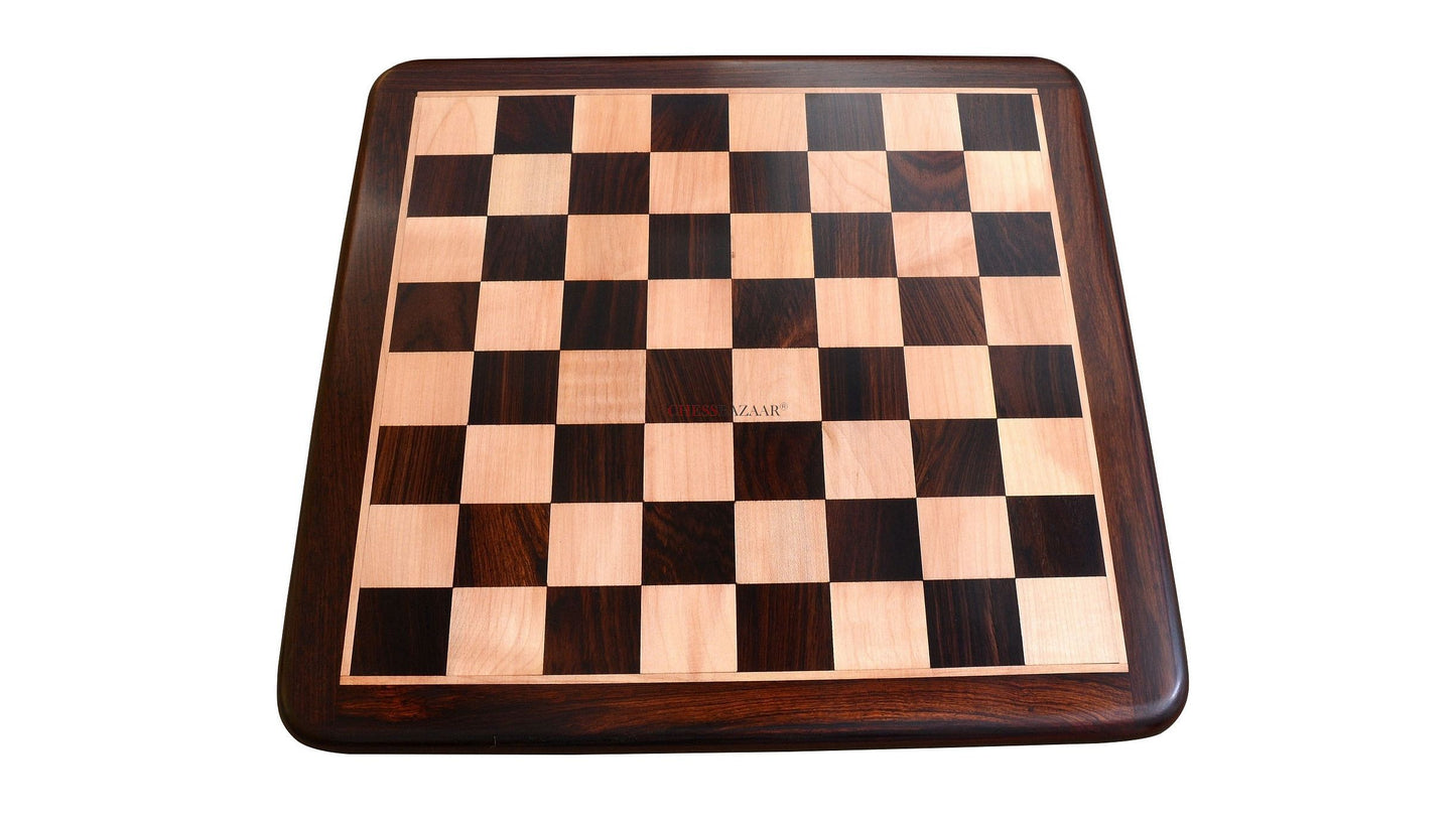 Wooden Chess Board Dark Brown Indian Rosewood 21" - 55 mm