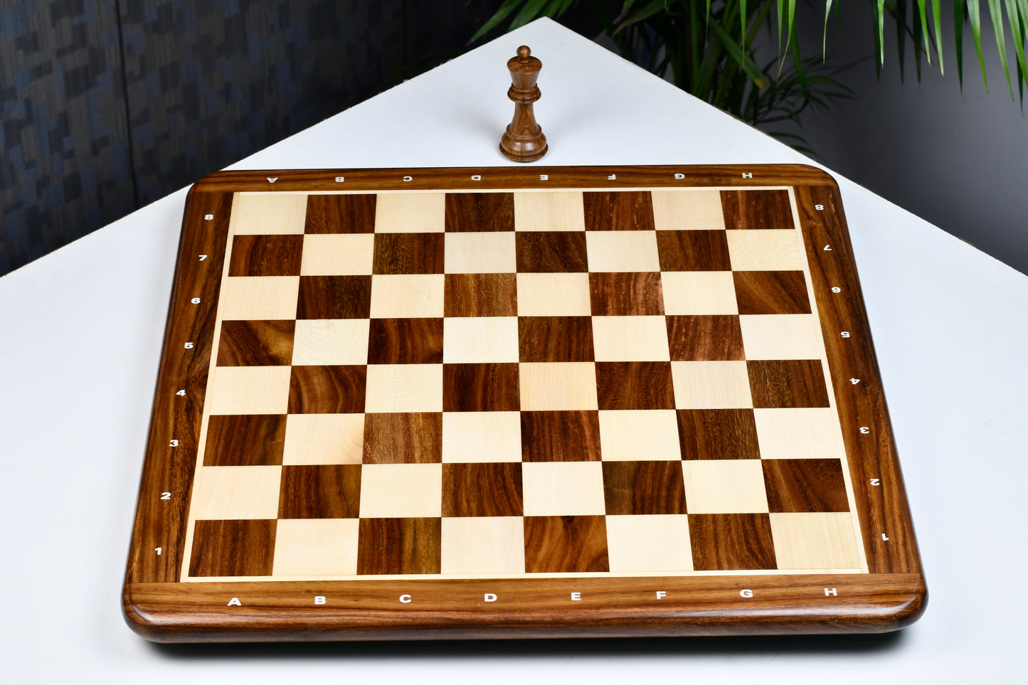 Wooden Chess Board in Sheesham Wood with Notation 21" - 55 mm
