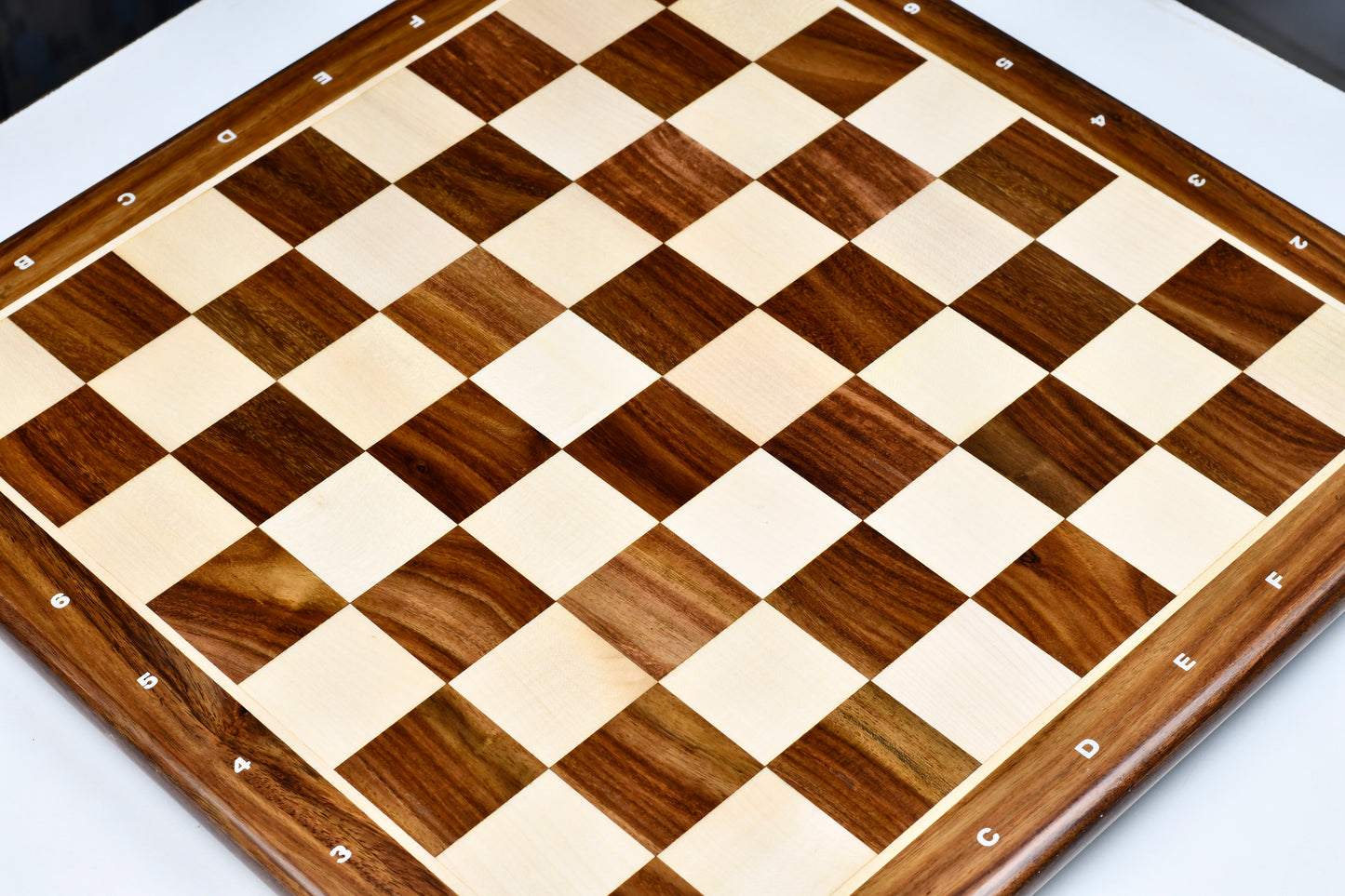 Wooden Chess Board in Sheesham Wood with Notation 21" - 55 mm
