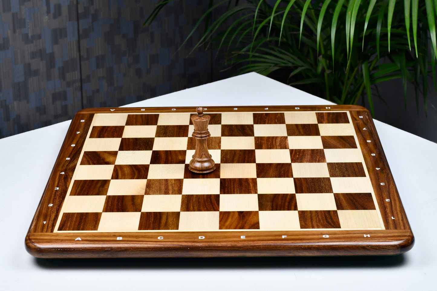 Wooden Chess Board in Sheesham Wood with Notation 21" - 55 mm