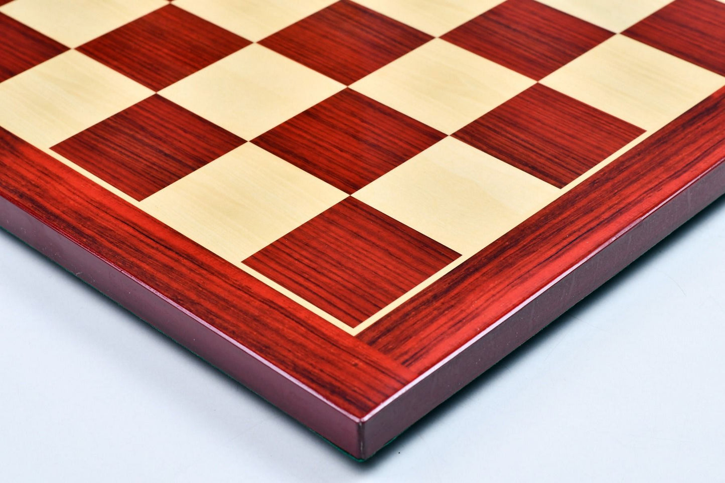 Wooden Printed Chess Board in Bud Rosewood & Boxwood Look 21" - 55 mm