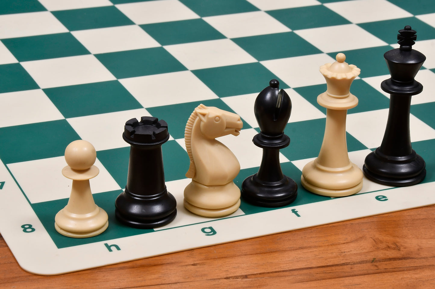 The Player Series Tournament Plastic Chess Pieces - 3.8" King