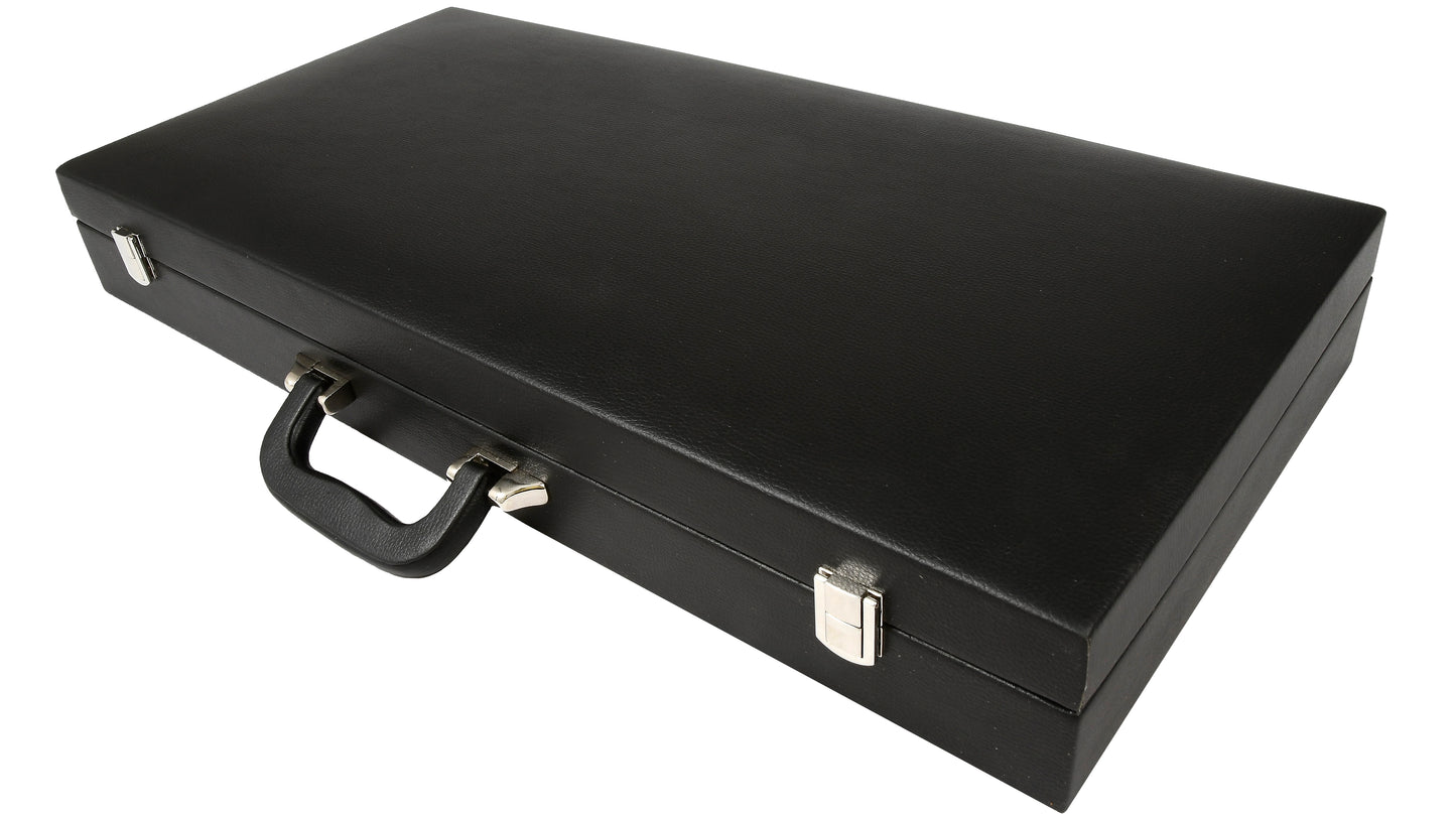 Leatherette Chess Set Briefcase Storage Box
