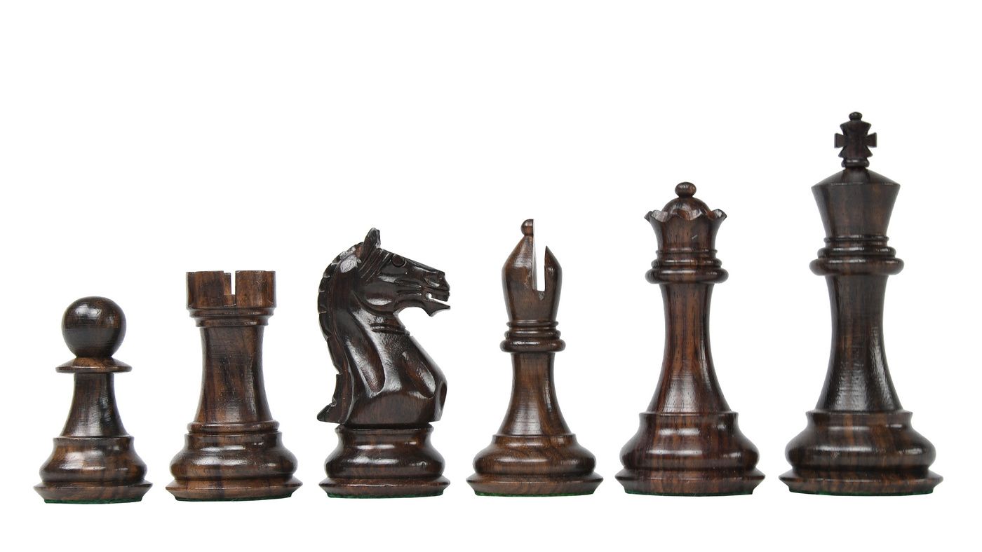 Staunton Chess Pieces in Rosewood