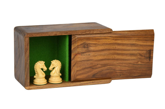 Wooden Chess Storage Box from chessbazaarindia
